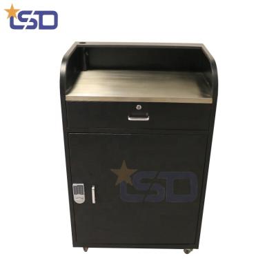 China Rust Proof And Scratch Proof Powder Coated Parking Decorative Podium 150 Main Rack Valet Main Cabinets With Tip Slot for sale