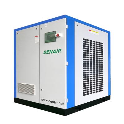 China PMSM Lubricated VSD Drive Rotary Screw Air Compressor For Ice Cream Maker for sale