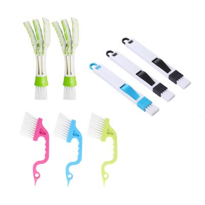 China Viable 8 Piece Set of Handy Window Cleaning Brush Household Kitchen Bathroom Window Cleaning Brush Kit for sale