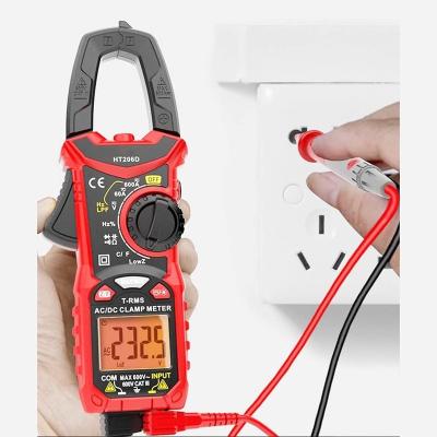 China HT206D Digital Clamp Meters AC DC 6000 Current, Voltage and Ture RMS 26mm Factory Outlet of AC/DC for sale