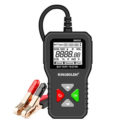 China KINGBOLEN With Hot EDIAG Kingbolen BM550 Car Battery Tester Truck OBD2 Diagnostic Tool Obd 2 Scanner 100-2000 CCA Voltage Tester 6V 12V 24V for sale