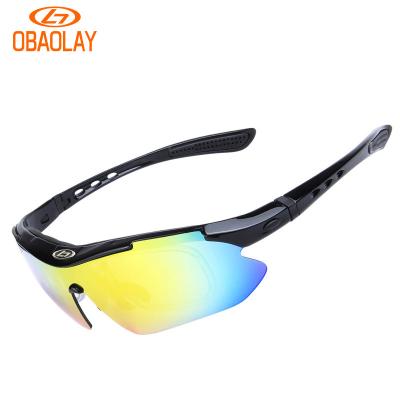 China Best New OBAOLAY Lightweight Wholesale Cheap Style Cycling Sunglasses Driving Cycling Glasses Polarized Custom Sport Eyewear for sale