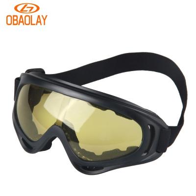 China Motorcycle Glasses ANSI.Z87.1 Safety Goggles Glasses MTB Night Vision Protective Glasses Lightweight Windproof Goggles UV400 for sale