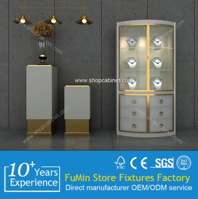 China clear logo high quality acrylic jewelry display showcase for sale