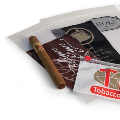 China Recyclable Tobacco and Cigar Plastic Packaging Bag for sale