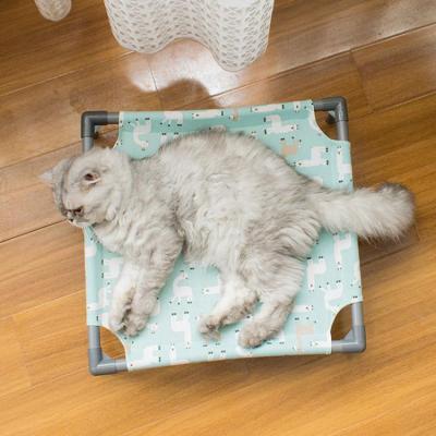 China Pet Breathable Crib Style Pet Bed Portable Raised Non-slip Raised Luxury High Bed Dog Cribs Cat Bed for sale