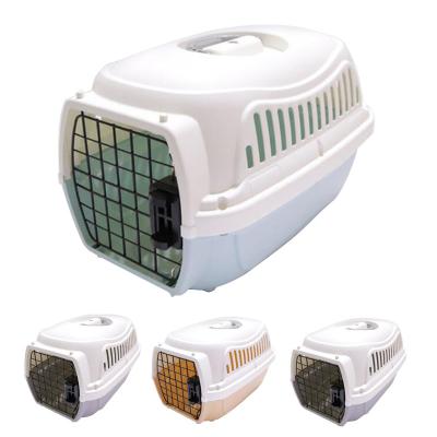 China Breathable Cat Dog Plastic House Pet Carrier Cage Pet Travel Outdoor Pet Cages, Carriers for sale