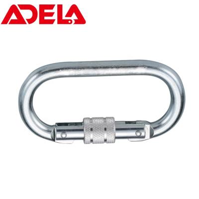 China Connector Swivel Hook Taiwan ADELA Carabiner With Screw Carabiner Locks for sale