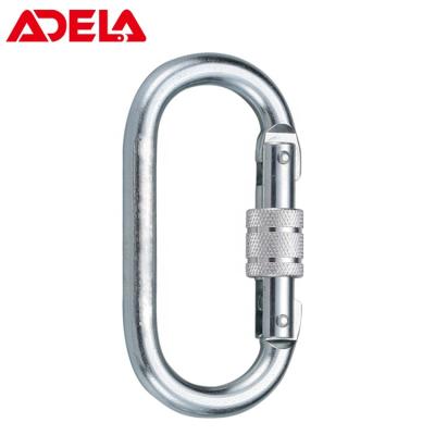 China Connector Swivel Hook Quick Release Oval Carabiner Steel Carabiner for sale