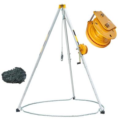 China Fall Protection Equipment Fall Protect Rescue Workplace Safety Tripod Aluminum Tripod for sale