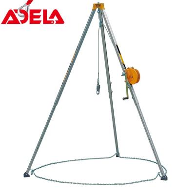 China Fall Protection Equipment Rope Rescue Confined Space Rescue Lifting Tripod for sale