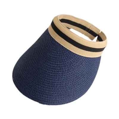 China Brim Straw Visco Cap Korean Straw Hat Summer Outdoor Beach Big Picture Style for sale