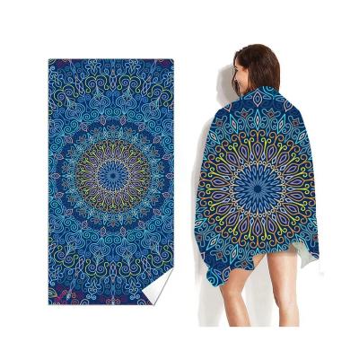 China Durable Portable Premium Durable OEM Fashion Material Beach Towel Colorful for sale