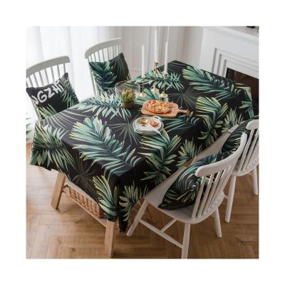 China Digital Printing Customize Hot Selling Wholesale European Style Tablecloth Waterproof for sale