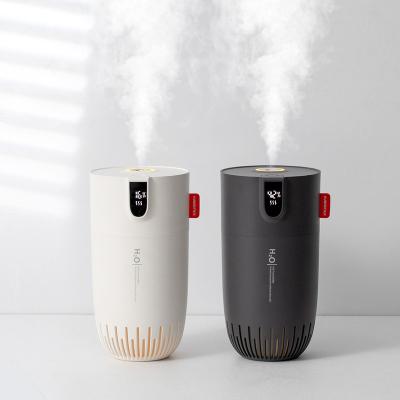 China Hot Sale 500ml Auto Car Small Air Humidifier Aroma Diffuser Portable Smart Mist Humidifier Purifier Usb for sale