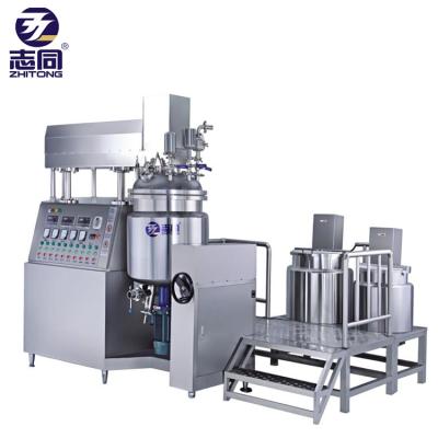 Cina 200L Liquid Makeup Foundation Making Vacuum Emulsion Homogenizer Mixer Kettle Blender Emulsifying Machine in vendita