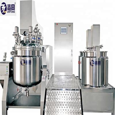 China ZT Viscous Liquid High Speed ​​Vacuum Blender Machine Cosmetics Emulsifier Shampoo Homogeneous Emulsifying Mixing Tank à venda