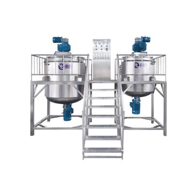 China Vacuum Making Liquid Soap Liquid Shampoo ZT-Shower Cream/Liquid Detergent Mixing Tank en venta