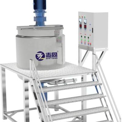 중국 ZT 100L Vacuum Liquid Pharmaceutical Chemical Tank Agitator Mixing Tank 판매용