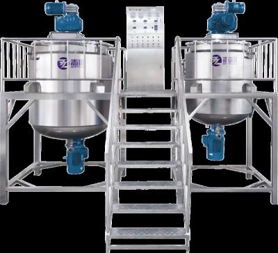 China ZT-200L Liquid Hot Sale For Liquid Soap Machinery Equipment Mixer Tank Food Blending Mixing Tank Double en venta