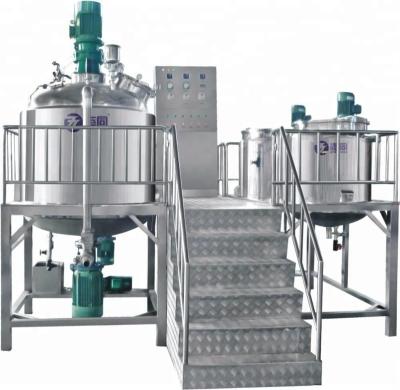 Chine Liquid With Suspended Solids Oil Boiler And Water Heater Steam Heating Or Vacuum Mixer Electric Heating Homogenizing Emulsifying Machines à vendre