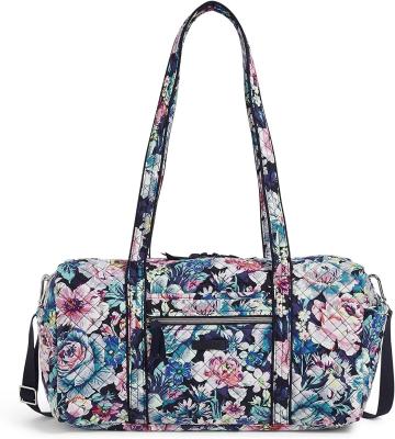 China FREE SAMPLE Multifunctional Women's Purpose Cotton Small Travel Duffel Bag for sale