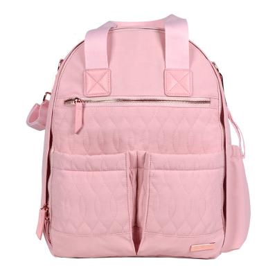 China Multifunctional Backpack Kiss Mom Brand Series Baby Mama Diaper Bag For Mommy Outdoor Travel for sale