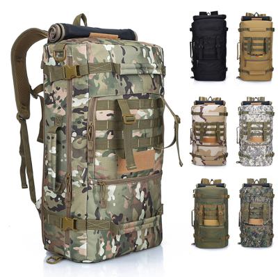 China Durable Outdoor Camouflage Rucksack Tactical Backpack with Rain Cover, Expandable Waist Compartment for sale