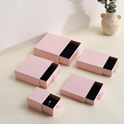 China Recyclable High Quality Luxury Jewelry Box Packaging Slide Jewelry Box For Jewelry for sale