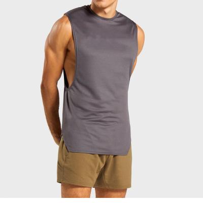 China QUICK DRY OEM 100 Cotton Mens Pima Cotton Workout Singlet Gym Tank Top Casual Fitness for sale