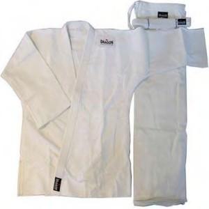 China White judo kimono Martial Arts Suit Jacket and Pants for Kids , Men for sale