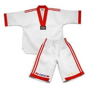 Cina Ricami bianco 110cm - 210cm dell'uniforme dell'adulto WTF il Taekwondo del cotone in vendita