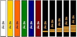 China Martial Arts Taekwondo Color Belts in 200cm 220cm 240cm 260cm 280cm 300cm for sale