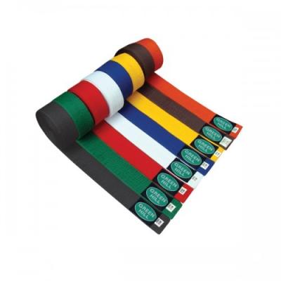 China Customized Black , Red , Orange Judo  Belt color belts in martial arts for sale