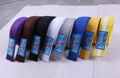 China karate belt colorful belt judo belt taekwondo belt bjj gi belt for sale