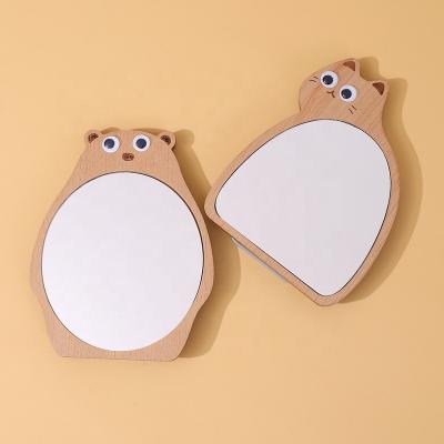 China Solo Manufacturer Wholesale Mirror Wooden Custom Luxury Mirror Make Up Mirror for sale