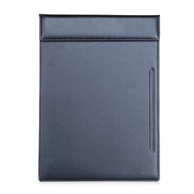 China CLASSIC Logo Hotel &office custom made desk accessories use leather clipboard with pen holder A4 notes write pad meetting for sale