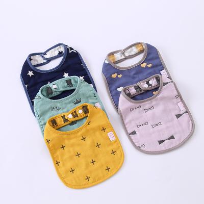 China New Antibacterial Arrive 15 Design Cotton Baby Bibs Babador Feeding Burp Cloths Shirt Newborn Muslin Saliva Towel Bandana Bibs Soft Baby Bib for sale