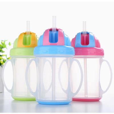 China Wholesales BPA Free Leakproof Kids Water Bottle 240ML Baby Bottle Food Grade PP Baby Toddler Bottle for sale