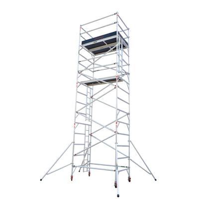 China European Standard EN1004 Aluminum Alloy Durable Wide Movable Scaffold High Altitude Cup Lock Scaffold Building Construction Platform for sale