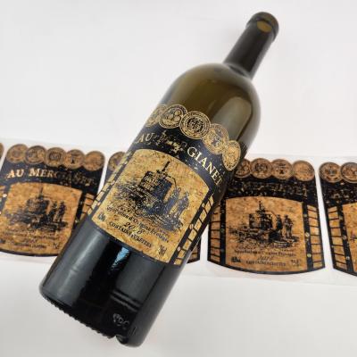 Cina Etichette personalizzate per bottiglie di vino in legno di quercia in vendita