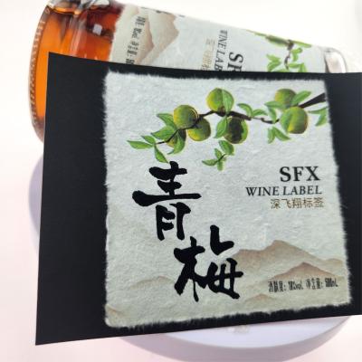 China Huisgemaakte gepersonaliseerde Whiskey Ronde Classic Label Print Sticker Te koop