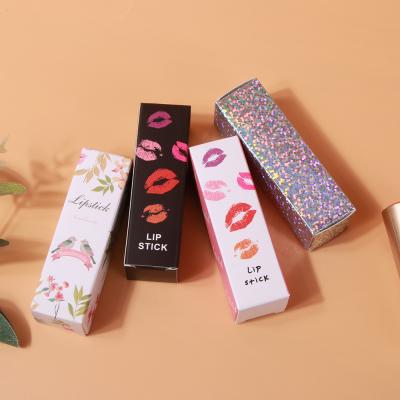 China Biodegradable Skin Care Paper Box Packaging Lip Glaze Cosmetic Packaging Box for sale