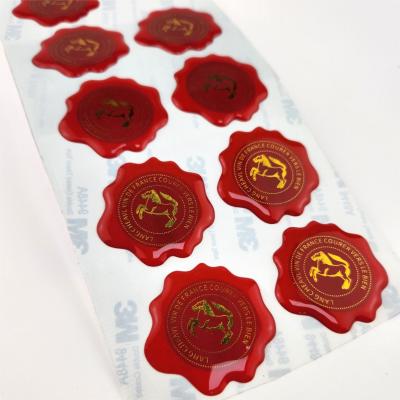 China 3D Dome Epoxy Stickers Cristalino Vinyl Transparente Stickers UV Resistente à venda