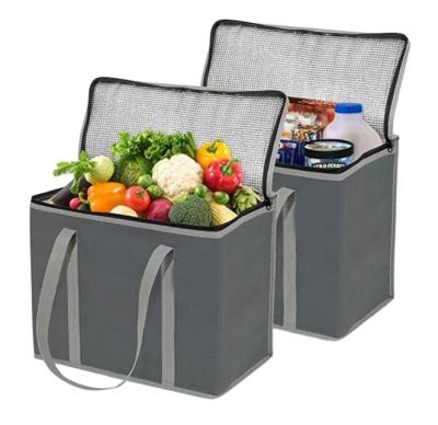 China China Manufacturer Large Capacity Foldable Space Saving Insulated Cooler Bag With Handles Wrap Around Bottom for sale