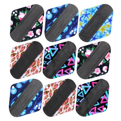 China OEM Super Absorbent Reusable Cloth Dismountable Low Price Menstrual Pad Washable Sanitary Diaper / Sanitary Pad for sale