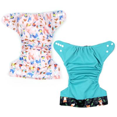 China Wholesale Printed Customized Printed Waterproof Baby Pouch Cloth Baby Diaper Reusable Washable PUL Cloth Diapers for sale