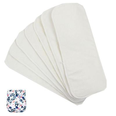 China Natucare BSCI Water-absorbing Bamboo Diaper Inserts Breathable Sets Muslin Prefold Diaper Insert for sale