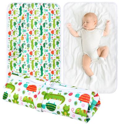 China Portable Polyester Natucare Baby Diaper Diaper Changing Pad Waterproof Cover for sale