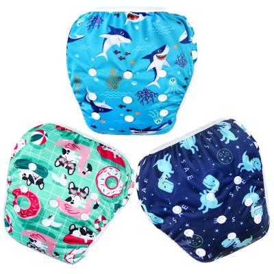 China Printed Colorful Adjustable Summer Baby Swimwear Swim Diapers For Kids for sale